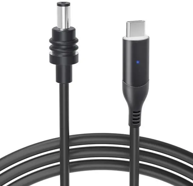 Main image of Steinwhale DC to USB-C Power Cable with LED for Starlink Mini 3M/10FT, Support PD 100W 20V/5A Input, 19AWG Cord & Waterproof Barrel Jack, Compatible with USB-C PD Power Bank Charger Power Supply