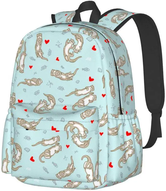 Main image of sunwarshile Otter Backpack Book Bags Lightweight Casual Laptop Backpacks Travel Daypack For Man Woman