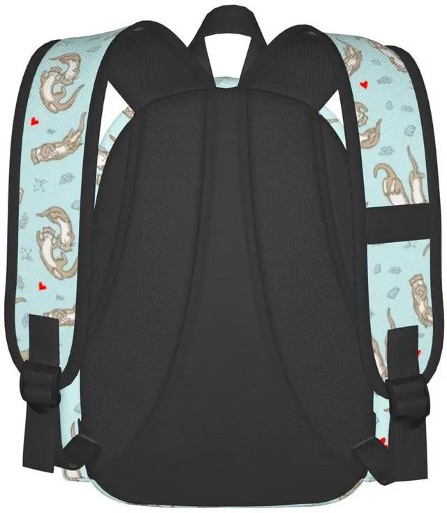 Alt view image 4 of 5 - sunwarshile Otter Backpack Book Bags Lightweight Casual Laptop Backpacks Travel Daypack For Man Woman