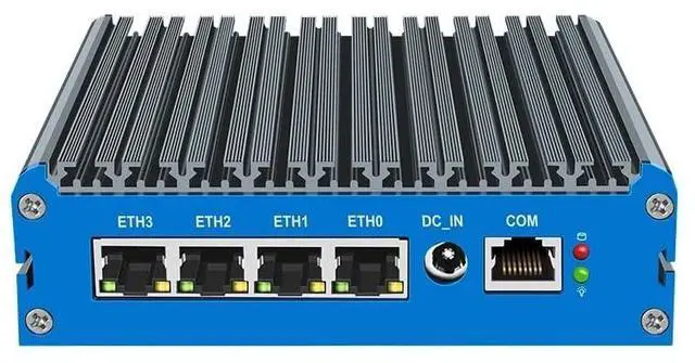 Main image of Fanless Mini PC N100 with DDR5 M.2 Nvme 4*i226 2.5G LAN, 2*USB2.0, 2*USB3.0,HDMI,DP,SIM Card Slot,Mini Computer Support Dual Band WiFi for Industry Business,NO RAM NO SSD (NO RAM NO SSD)