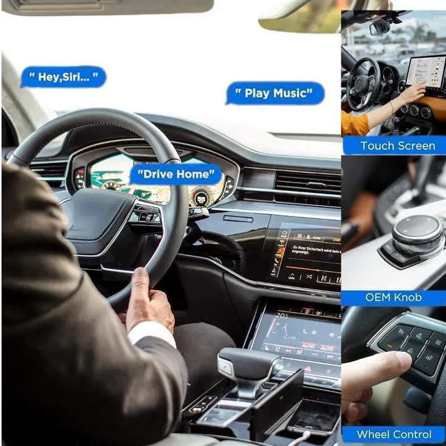 Alt view image 3 of 5 - 2025 Wireless CarPlay Adapter,Compatible with iPhone iOS 10+, Plug & Play, No Lag, Converts Wired to Wireless, Dual-Band Wi-Fi 2.4/5.8GHz & Bluetooth for Smooth Connection, for Cars 2015+