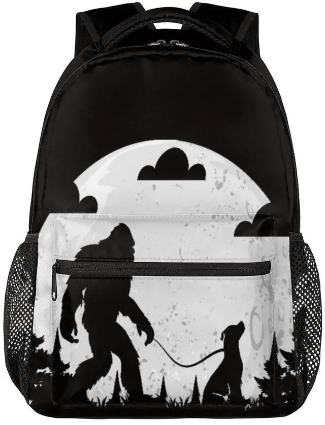 Main image of TropicalLife Bigfoot Kids Backpack for Boys, Sasquatch Cool Sturdy Elementary Middle Bookbags Casual Travel Back Pack