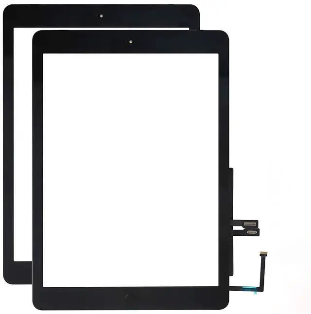 Alt view image 5 of 5 - for iPad 6 6th Gen A1893 A1954 Screen Replacement 2 Pack 9.7 Inch Digitizer, for iPad 6 6th Gen Touch Screen Digitizer Replacement with Home Button(Black)