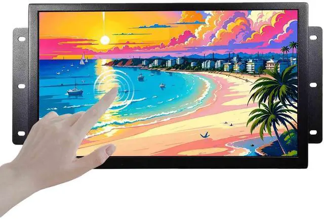 Main image of VSDISPLAY 13.3 Inch Touchscreen Monitor 1920x1080 Portable Display with VGA DVI Ports IPS Screen for Gaming Laptop PC Computer