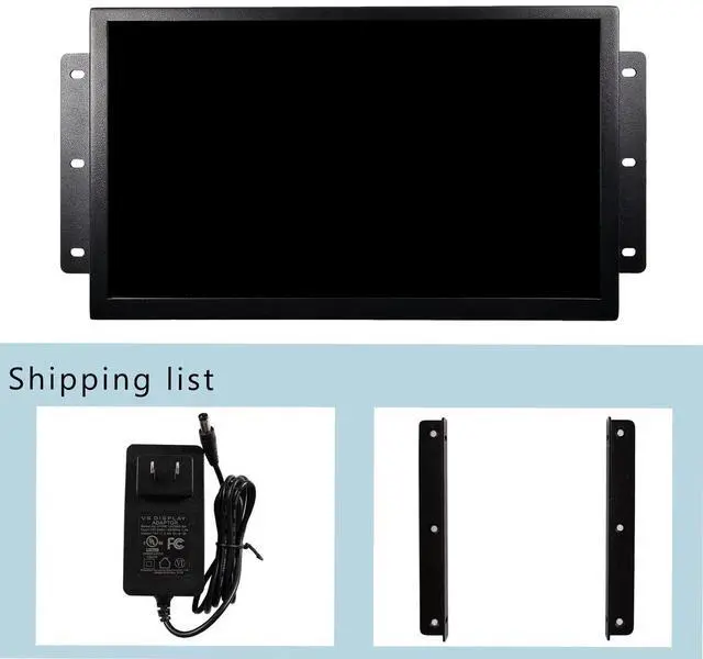 Alt view image 5 of 5 - VSDISPLAY 13.3 Inch Touchscreen Monitor 1920x1080 Portable Display with VGA DVI Ports IPS Screen for Gaming Laptop PC Computer