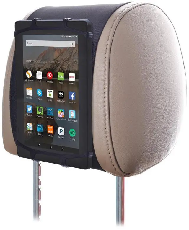 Alt view image 5 of 5 - WANPOOL Car Headrest Holder Car Headrest Mount Silicon Holder for 7-10 Inch Fire Tablets