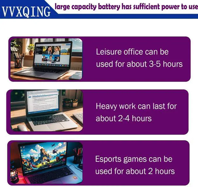 Alt view image 5 of 5 - VVXIQNG B31N1726 48Wh Battery Replacement for Asus TUF Gaming FX505DY FX505DT FX505DV FX505DU Series A17 FA706II A15 FA506 FA506IH FA506IU Series FX86 FX86FE FX86FM Series 11.4V 4110mAh-ae1xx