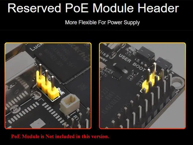 Alt view image 5 of 5 - Luckfox Pico Ultra RV1106G3 Linux Micro Development Board, Integrates ARM Cortex-A7/RISC-V MCU/NPU/ISP Processors, Input 5M @30fps, 0.5TOPS, Supports int4, int8 and int16 (No WiFi, with 8GB EMMC)