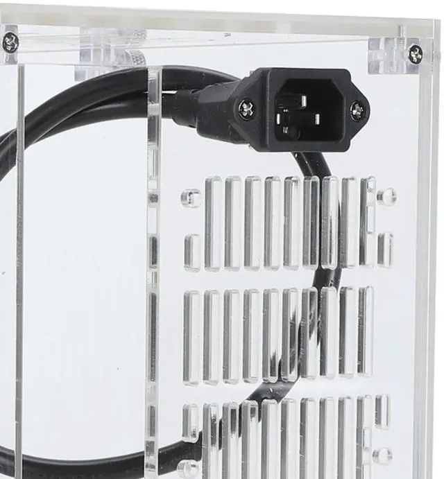 Alt view image 5 of 5 - Mini ITX Case, DIY Computer Gaming Case with 360 Degree Cooling, Mini ITX Gaming PC Case, Acrylic Panels, Simple Installation, Home Entertainment, Business Office, for Mini ITX PC