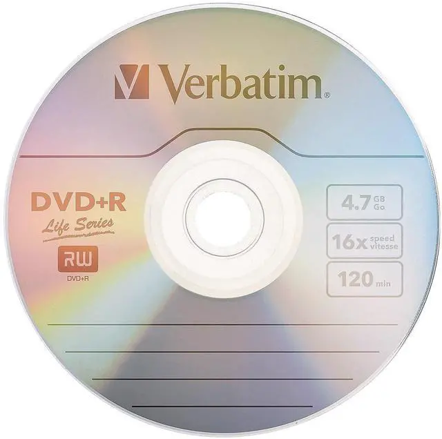 Alt view image 2 of 2 - Verbatim Life Series DVD+R Spindle, Pack Of 100