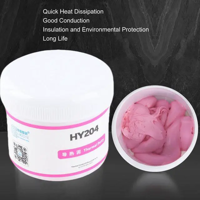 Alt view image 2 of 5 - Thermal Paste HY234 Thermal Compound Paste Thermal Conductivity 4.0W m k Compound Silicone Grease for CPU Heatsink (100g)