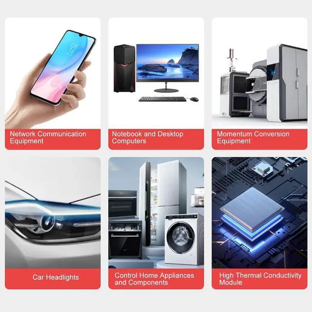 Alt view image 5 of 5 - Thermal Paste HY234 Thermal Compound Paste Thermal Conductivity 4.0W m k Compound Silicone Grease for CPU Heatsink (100g)