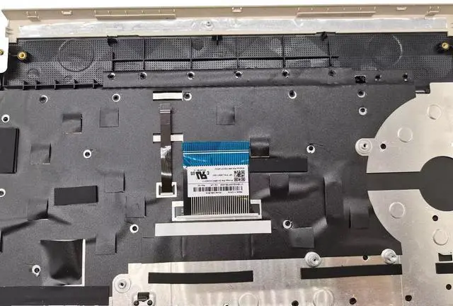 Alt view image 5 of 5 - Wzqrps New Replacement for HP Pavilion X360 15-DQ 15T-DQ 15-DQ1052NR 15 DQ Laptop Upper Case Palmrest Backlit Keyboard Assembly Part L51520-001 46M0GFCS0112 8CG921000K L53082-031 4600GF0H0001 Gray