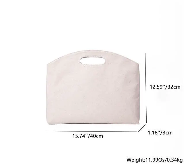 Alt view image 2 of 5 - YONBEN Top Handle Bag with Sleek Design Fits Laptops Legal Size Documents and More Perfect for Work (Beige)