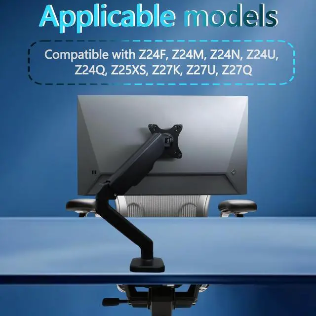Alt view image 2 of 5 - Z27U VESA Mount Adapter Compatible with HP Z Series G3 Monitor(Fit Z24F,Z24M,Z24N,Z24U,Z24Q,Z25XS,Z27K,Z27U,Z27Q,724pu,724pf,724pn)-Mount Bracket Compatible with Vesa 75mmx75mm to 100mmx100mm