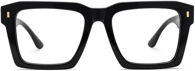 Main image of Zeelool Stylish Square Blue Light Blocking Glasses for Men Computer Glasses Kenish ZJGA634947-07 Black