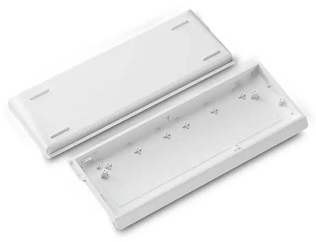 Main image of ZMX H60 Aluminum Keyboard Case,60% Customized Mechanical Gaming Keyboard Housing Compatible with Woot60HE/MADLIONS MAD 60 HE 61Keys Compact Barebones Keyboards DIY (White)
