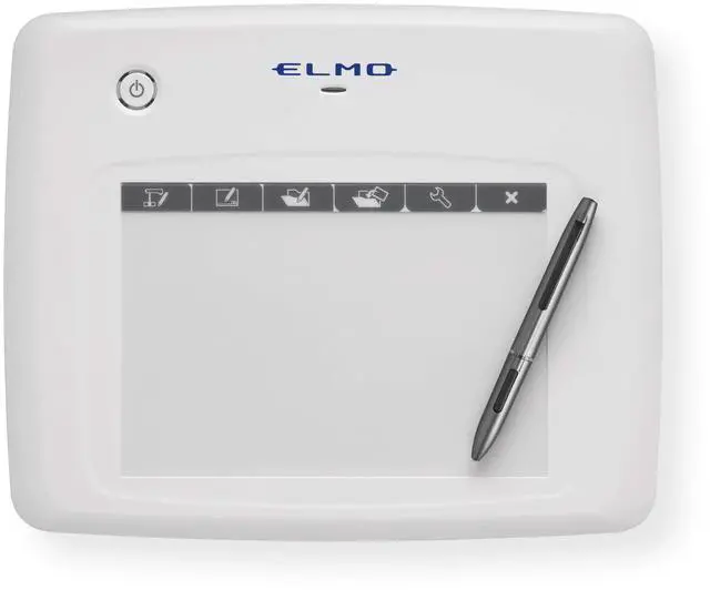 Main image of Elmo 1307 Model CRA-1 Wireless Pen Tablet, Wireless Interactive Capability, Compatible with Elmo Document Cameras, 16 Hours of Continuous Operation Time, Range up to 49.2 Feet, Auto Power Off