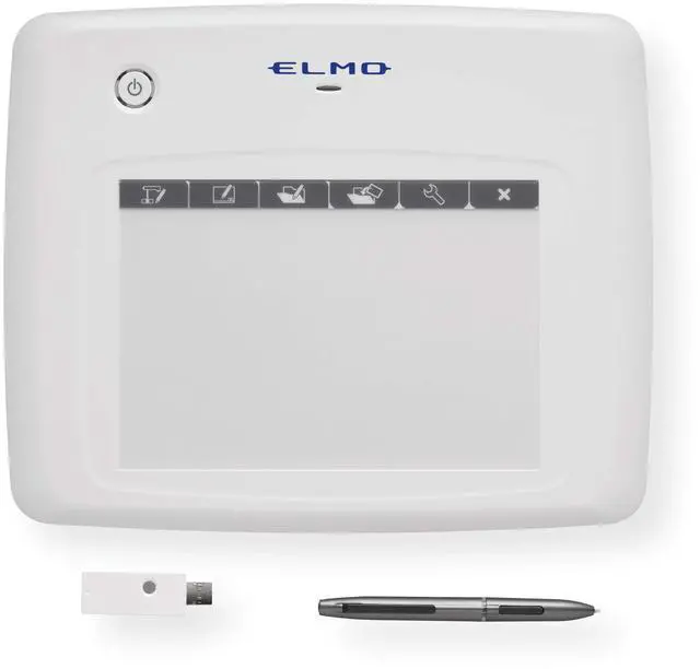 Alt view image 3 of 5 - Elmo 1307 Model CRA-1 Wireless Pen Tablet, Wireless Interactive Capability, Compatible with Elmo Document Cameras, 16 Hours of Continuous Operation Time, Range up to 49.2 Feet, Auto Power Off