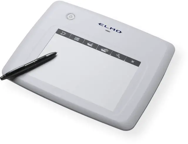 Alt view image 5 of 5 - Elmo 1307 Model CRA-1 Wireless Pen Tablet, Wireless Interactive Capability, Compatible with Elmo Document Cameras, 16 Hours of Continuous Operation Time, Range up to 49.2 Feet, Auto Power Off