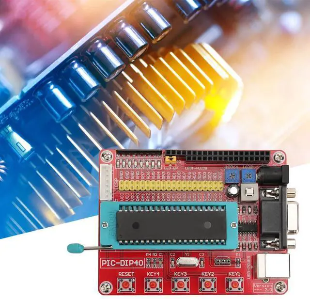 Alt view image 2 of 5 - 8051 Microcontroller Development Board with Pic16F877A and RS232 Interface for Learning