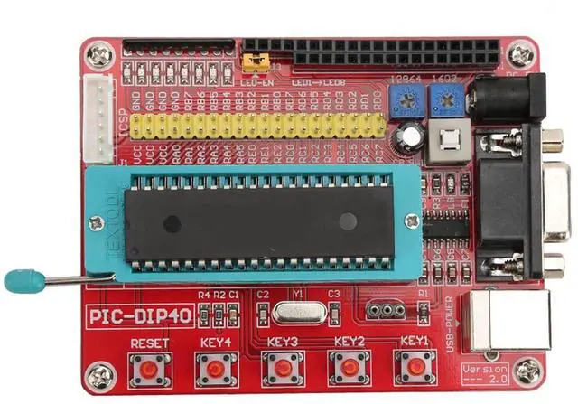 Alt view image 4 of 5 - 8051 Microcontroller Development Board with Pic16F877A and RS232 Interface for Learning