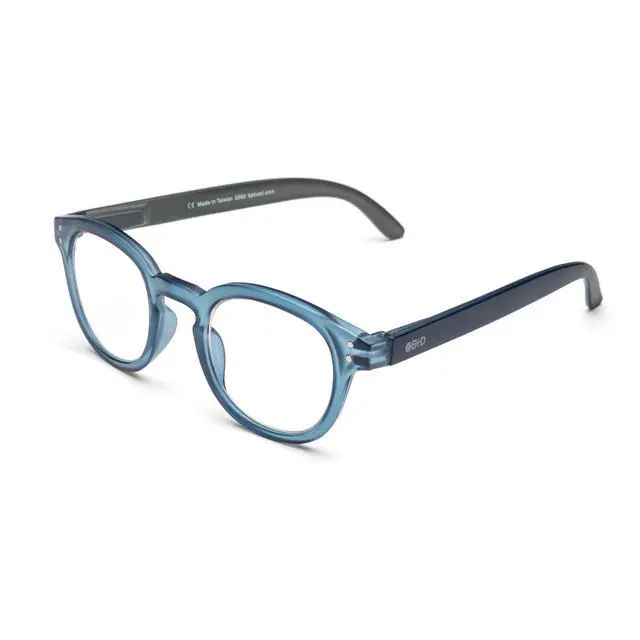 Alt view image 2 of 5 - B + D Reading glasses - Brand BlueBan Readers - Material Frame and temple: PC - Temples with flex - Blue Light filter lenses - Blue Color - +2.50