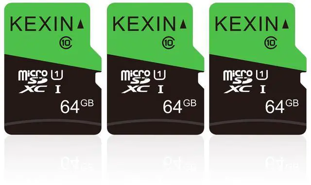 Alt view image 2 of 5 - KEXIN 3 * 64GB Micro SD Card Memory Card + KEXIN USB Hub 3.0 USB Splitter