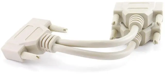 Alt view image 5 of 5 - CablesOnline 8 inch DB25 Parallel Male/Dual Female Y-Splitter Printer Cable (YS-005)