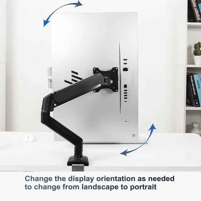 Alt view image 4 of 5 - Monitor Arm/Mount VESA Bracket Adapter Compatible with HP EliteOne 840 G9, 870 G9 All-in-One PC 100 * 100mm 75 * 75mm Black