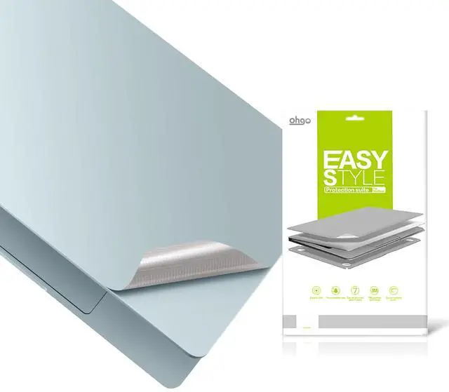 Main image of 4 in 1 Ultra Thin 3M Vinyl Full Size Laptop Skin Cover Palm Rest Protector Sticker for 2025 MacBook Air 15 Inch M4 (Model: A3241) and 2023/2024+ MacBook Air 15" M2 M3 (Model: A2941/ A3114) - Blue