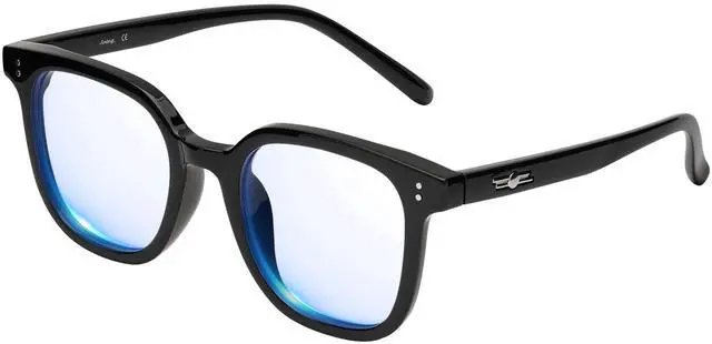 Alt view image 3 of 5 - AMBEYE TR90 Oversized Blue Light Blocking Glasses for Gaming, Office & Reading, Anti UV Protective Glasses for Drivers, Outdoor Activities, Men & Women(Black)