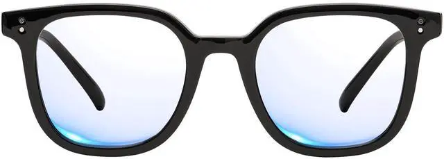 Alt view image 2 of 5 - AMBEYE TR90 Oversized Blue Light Blocking Glasses for Gaming, Office & Reading, Anti UV Protective Glasses for Drivers, Outdoor Activities, Men & Women(Black)