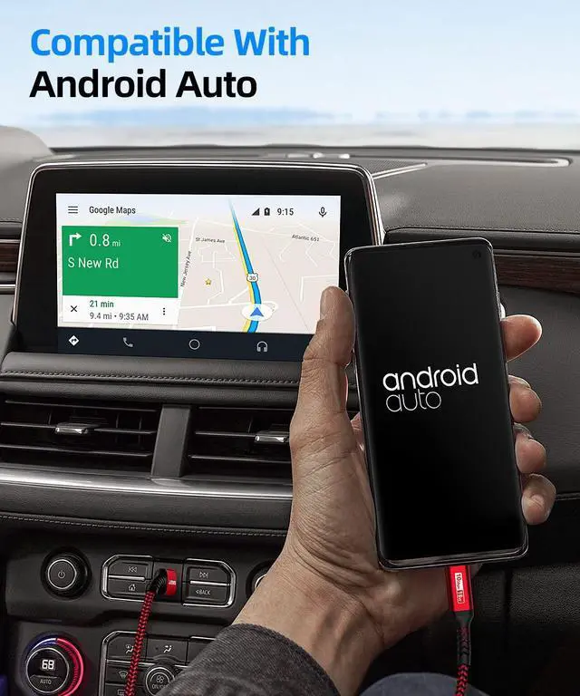 Alt view image 3 of 5 - SUNGUY 10Gbps Android Auto USB C Cable 1.5FT, 5-Pack 3A USB 3.1 Gen 2 Fast Charge & Data Transfer USB C CarPlay Cable, for iPhone 17/16/15 Pro Max, Samsung T7, Galaxy S23 S22 Ultra Note 20, SSD (Red)