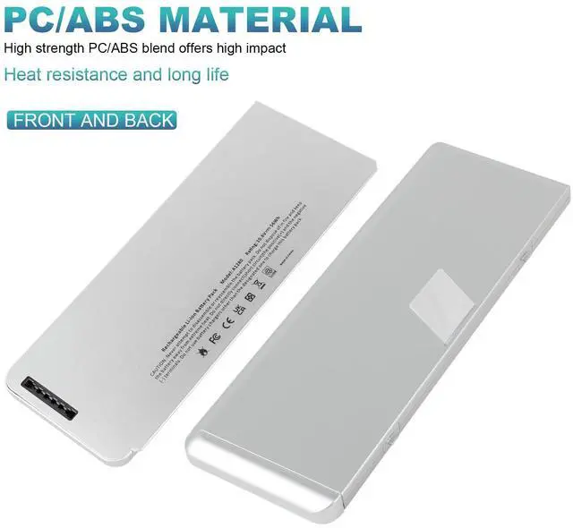 Alt view image 4 of 5 - Fancy Buying 56Wh A1280 Laptop Battery for Apple A1280 A1278 (2008 Version) MacBook 13-Inch Series, Compabiel for MB771G/A MB467LL/A MB466LL/A