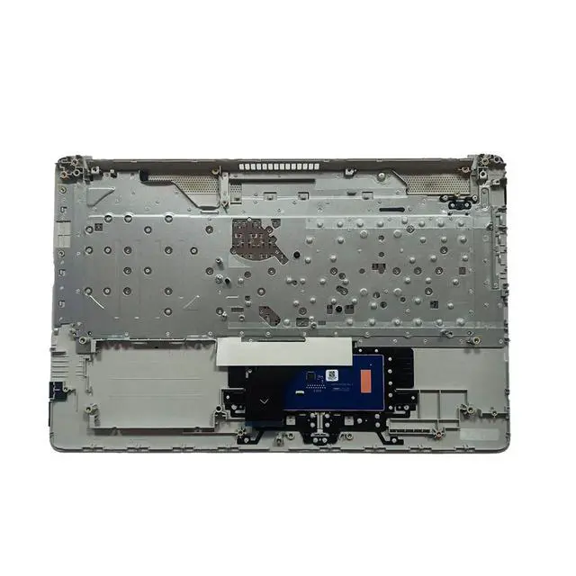 Alt view image 2 of 5 - Replacement for HP 17t-by 17z-ca 17-by 17-ca Laptop Upper Top Cover Case Palmrest Not-Backlit Keyboard Touchpad Assembly Part with ODD L92785-001 2020 Year, Silver, 17.3 inch