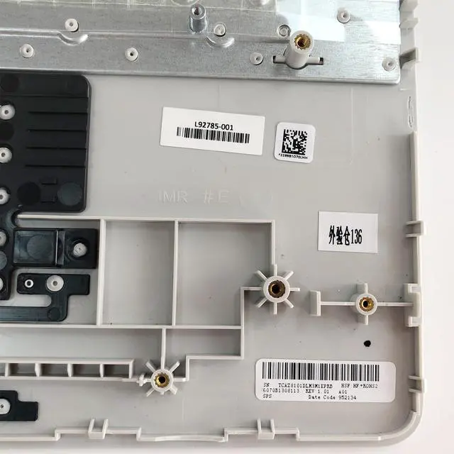 Alt view image 3 of 5 - Replacement for HP 17t-by 17z-ca 17-by 17-ca Laptop Upper Top Cover Case Palmrest Not-Backlit Keyboard Touchpad Assembly Part with ODD L92785-001 2020 Year, Silver, 17.3 inch