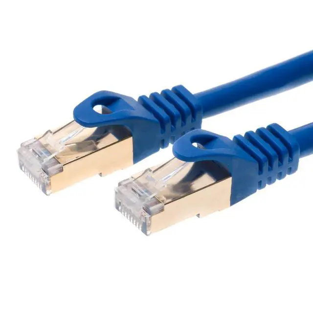 Alt view image 2 of 5 - Cables Direct Online 75FT S/FTP Cat7 Copper Network Ethernet Patch Cable, Internet Wire, Compatible with PC, Laptop, Modem, Router, TVs, Printer Cord, Consoles for Home and Office (75ft, Blue)