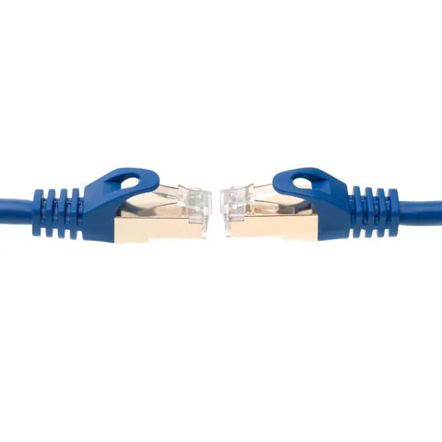 Alt view image 3 of 5 - Cables Direct Online 75FT S/FTP Cat7 Copper Network Ethernet Patch Cable, Internet Wire, Compatible with PC, Laptop, Modem, Router, TVs, Printer Cord, Consoles for Home and Office (75ft, Blue)