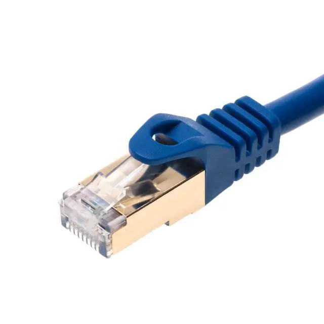 Alt view image 4 of 5 - Cables Direct Online 75FT S/FTP Cat7 Copper Network Ethernet Patch Cable, Internet Wire, Compatible with PC, Laptop, Modem, Router, TVs, Printer Cord, Consoles for Home and Office (75ft, Blue)