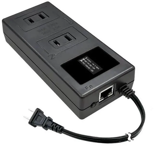 Main image of ezOutlet5-2R Smart Power Reset Device with Auto-Reset, 2 NEMA Sockets 2.5A, Wi-Fi & Bluetooth & App Controllable via LAN/Cloud, Router Rebooter, Remote Scheduling for Network Devices.