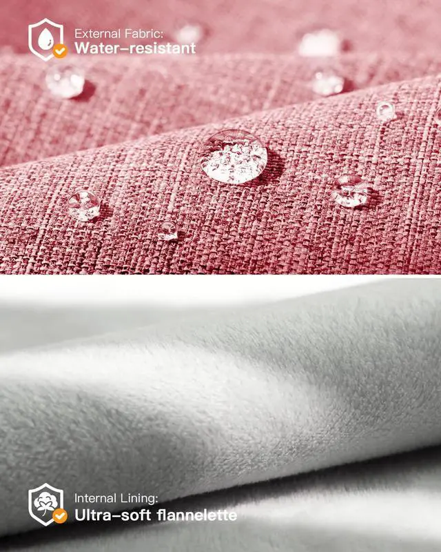 Alt view image 4 of 5 - Inateck 360° Protection Laptop Bag with Accessory Bag, Compatible with 13-inch MacBook Air/Pro M4 M3 M2 M1 2016-2025, Red