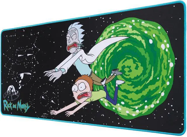 Main image of Rick & Morty XXL Mouse Pad 35 in x 15.7 in - Gift Rick and Morty Gaming Desk pad 90 mm x 40 mm - Official Licensed