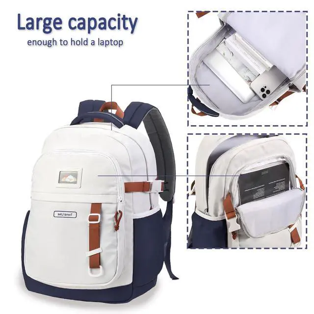 Alt view image 4 of 5 - Amor gift School Backpack for Men Teen Girls Aesthetic Laptop Student Bookbag for Middle High School and College