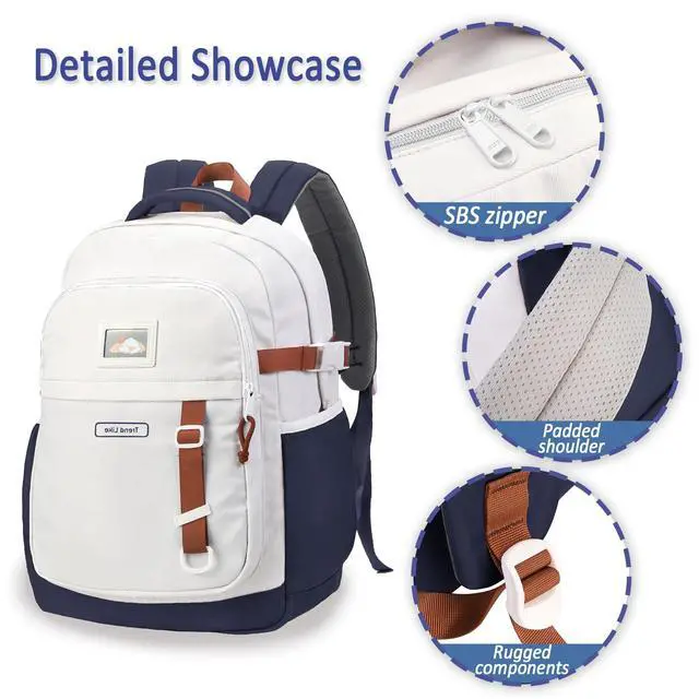 Alt view image 5 of 5 - Amor gift School Backpack for Men Teen Girls Aesthetic Laptop Student Bookbag for Middle High School and College