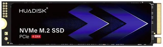 Main image of HUADISK 2TB M.2 NVMe SSD Gen4 PCIe, 2280 NVMe SSD with Heatsink, Gaming Internal Solid State Drive, Up to 7100MB/s, Storage for PS5,PC and Laptops