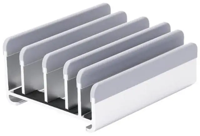 Main image of Elestoria Adjustable Laptop Stand - Fits 5 Devices, Modern Design, Tool Free Adjustment, Protective & Stable