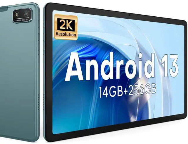 Main image of xiskt Android 13 Tablet 11 inch Computer Tablets, Octa-Core Processor with 6+8GB RAM and 256GB ROM Storage, 2K IPS Touchscreen, WiFi, 18W Type-C Fast Charging, 7500mAh 13MP + 5MP Camera