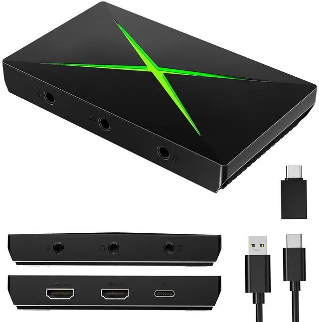 Main image of 4K HDMI Capture Card,USB 3.0 4K30 Input Passthrough with Ultra Low Latency for Streaming Recording in 1080P 120FPS Compatible with PS4/PS5/Camera/YouTube/Mac/OBS/XSplit,Works with PC/Mac