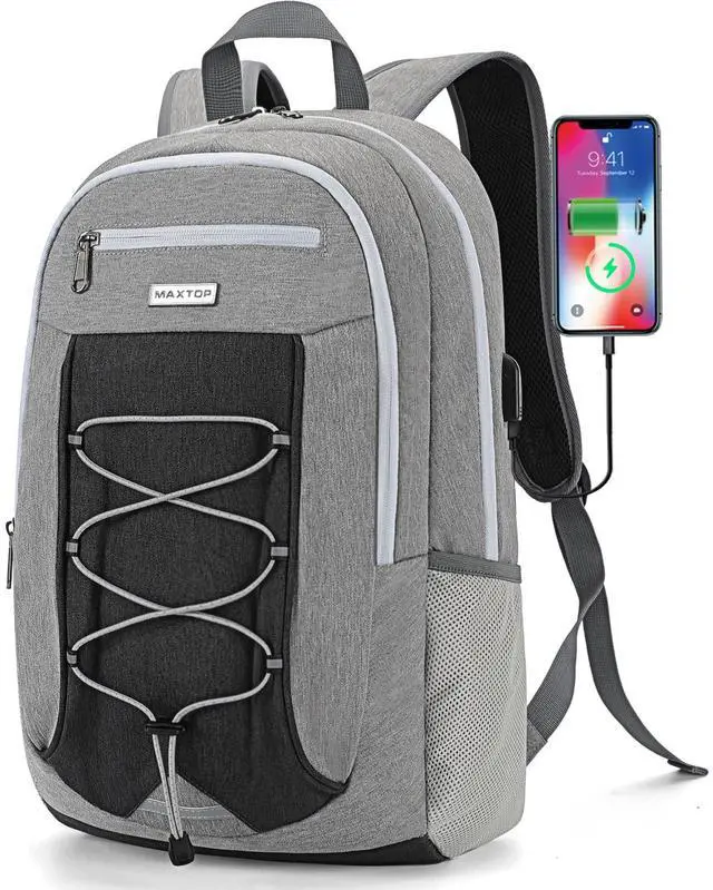 Main image of MAXTOP Travel Backpack Laptop Back Pack College Bookbag with USB Charging Port Water Resistant Work Business Backpacks
